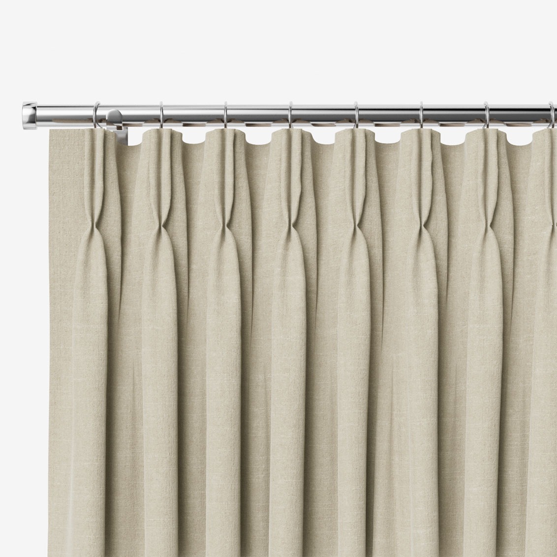Bijou Linen Latte Curtains