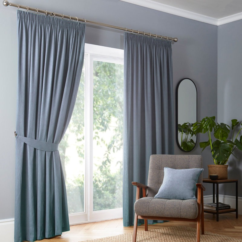 Dijon 100% Cotton Blackout Curtain Pair