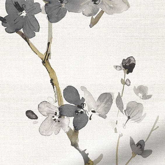 Fuji Blossom Faux Silk Cloud Curtains