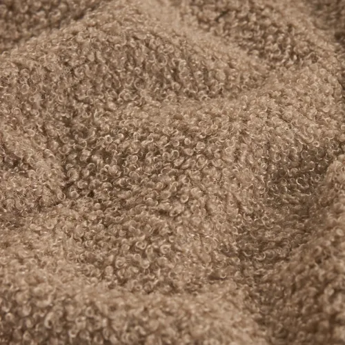 OHS Bouclé Eyelet Blackout Curtains Natural - Image 4