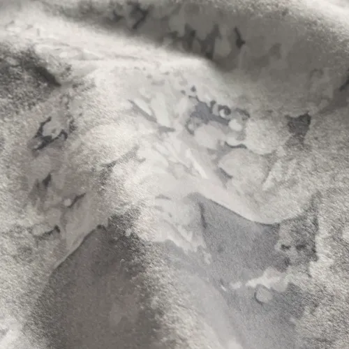 OHS Marble Print Eyelet Blackout Curtains - Grey 2