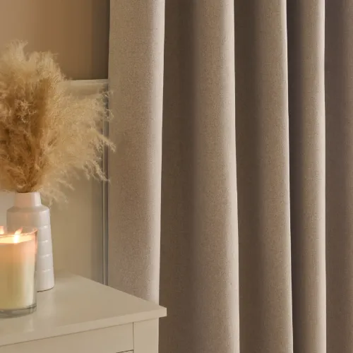 OHS Woven Texture Eyelet Ultra Blackout Curtains - Image 3