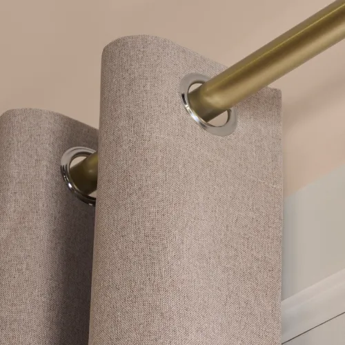 OHS Woven Texture Eyelet Ultra Blackout Curtains 3