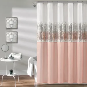 Pruneda Polyester Shower Curtain
