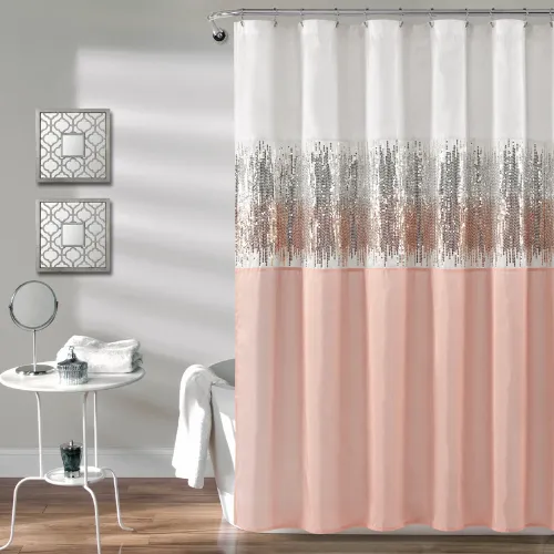 Pruneda Polyester Shower Curtain