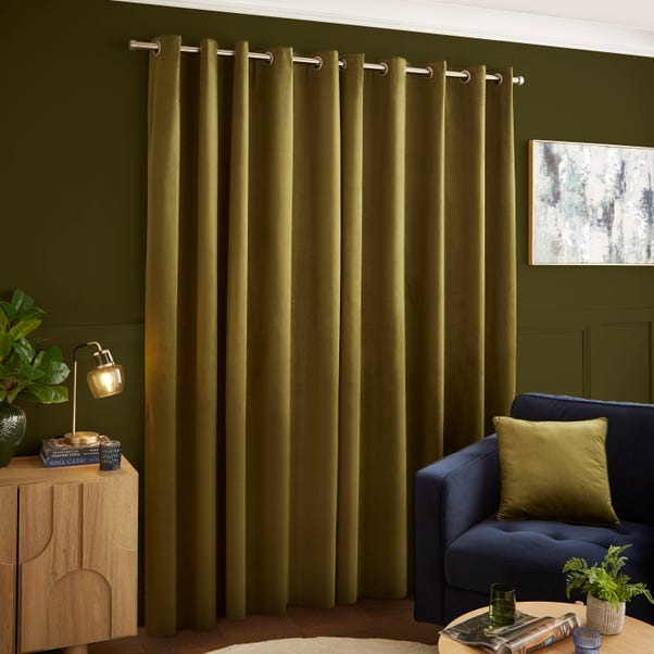 Recycled Velour Office Curtains