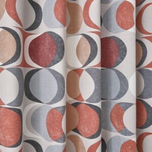 Sander 100% Cotton Semi Sheer Curtain Pair