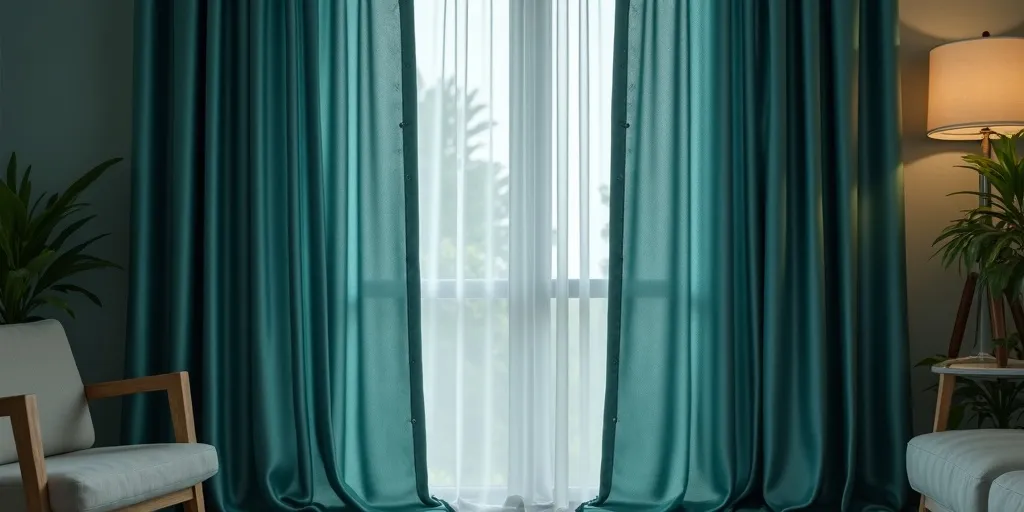 What is the ideal appearance of closed eyelet curtains?