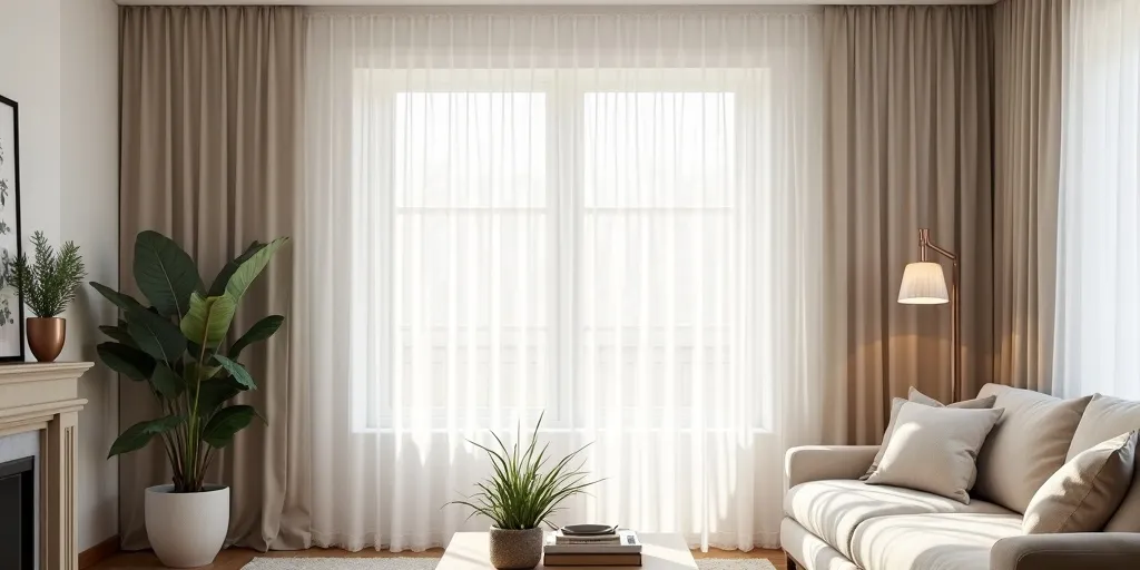 In what ways can eyelet curtains enhance the overall look of a room?