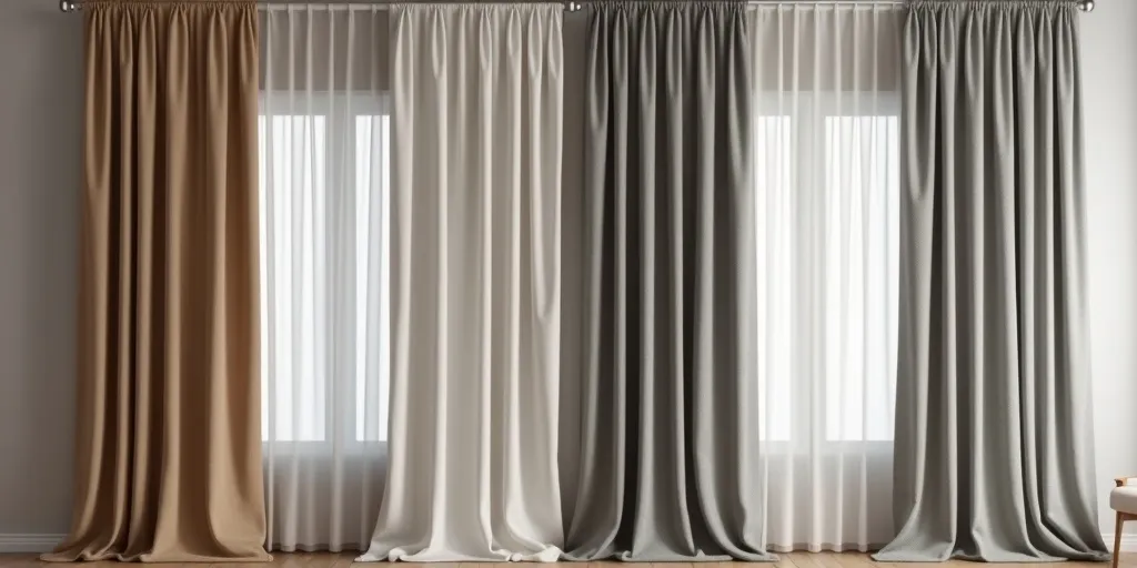 How does the material of blackout curtains affect their cost?