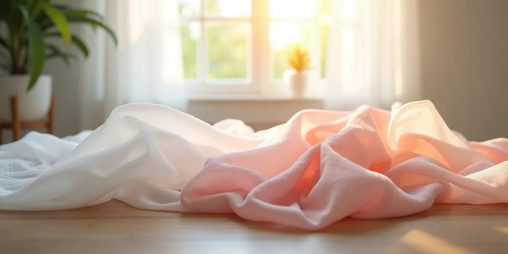 What fabrics are suitable for dyeing sheer curtains?