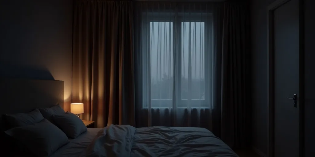 In what ways do blackout curtains offer privacy and security?