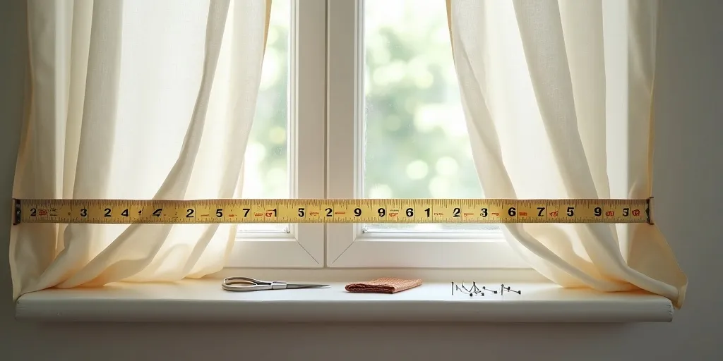 What is the purpose of adding a few inches to the window measurements for hems?