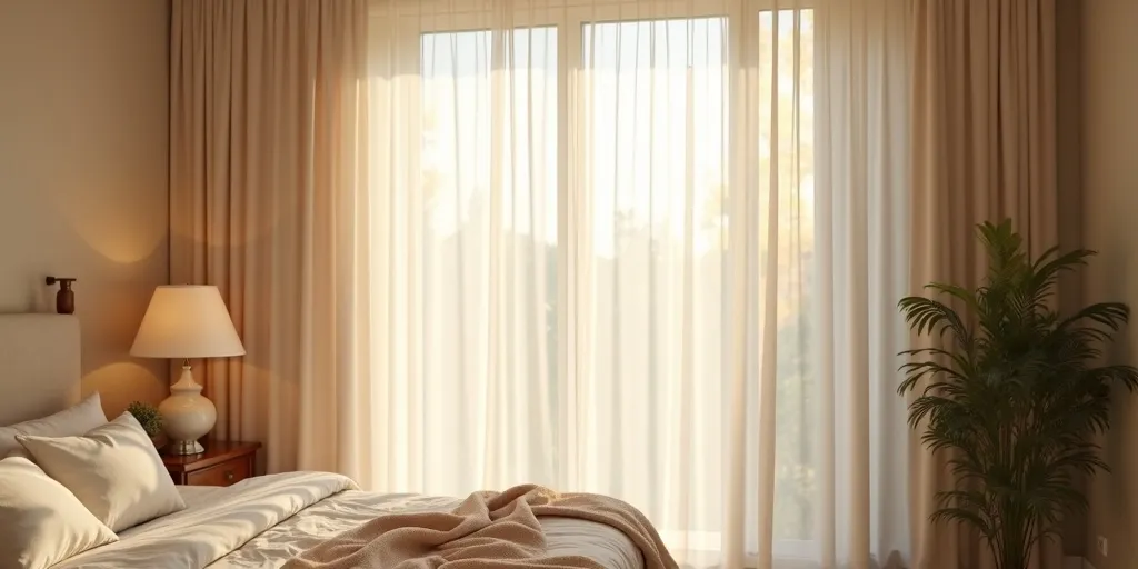 What benefits do blackout curtains provide?