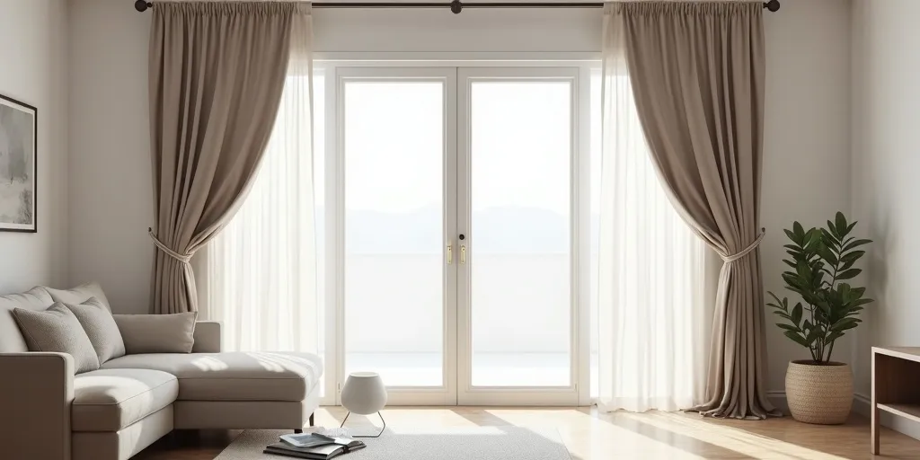 Why are eyelet curtain poles considered practical and stylish?