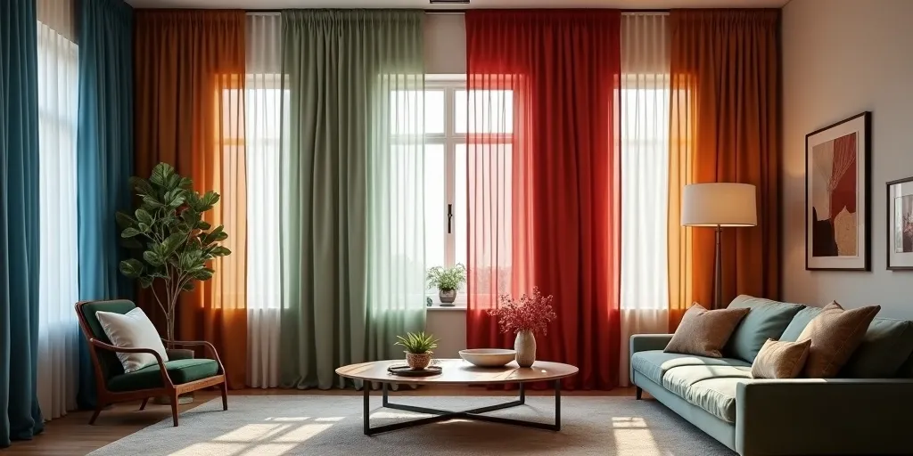 What role do personal style preferences play in selecting the best curtain color for a living room?