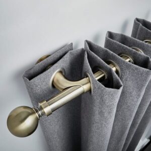 Ashton Room Darkening Extendable Metal Curtains