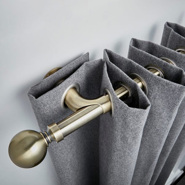 Ashton Room Darkening Extendable Metal Curtains