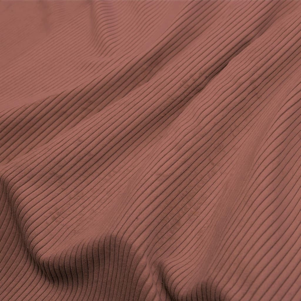 Corduroy Pink Bedroom Curtain