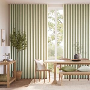 Ella Stripe Pistachio Curtains