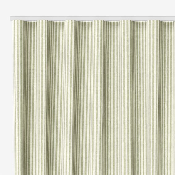 Ella Stripe Pistachio Curtains