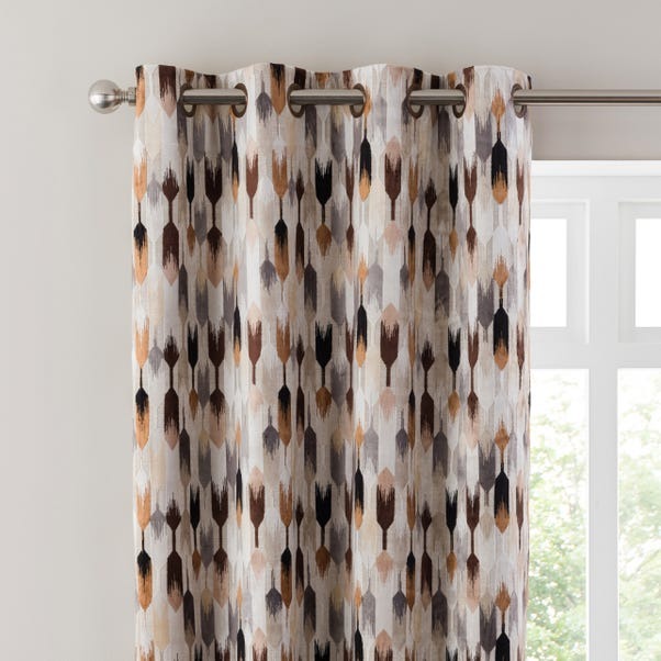 Kelso Cut Velvet Eyelet Curtains