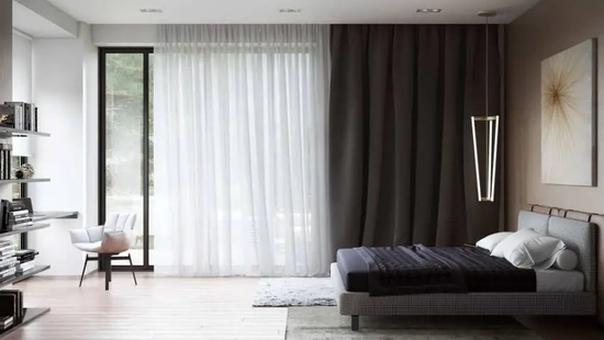 Modern Sheer Curtain