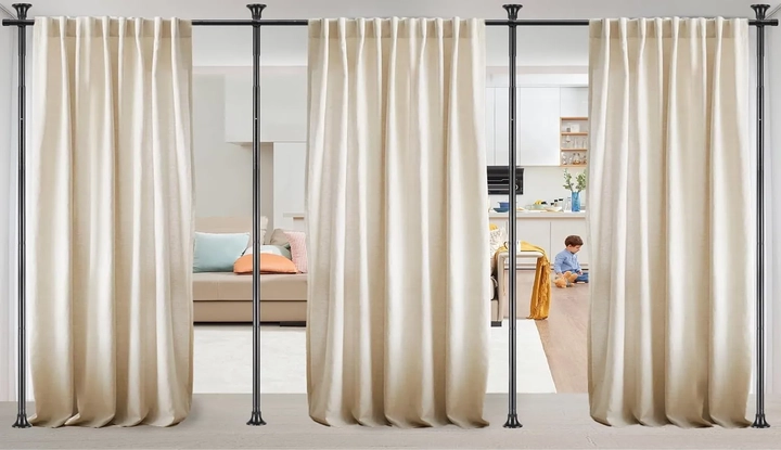 Partition Curtains for Living Room