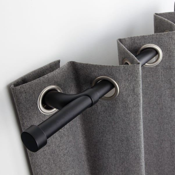 Trinity Room Darkening Extendable Metal Curtains