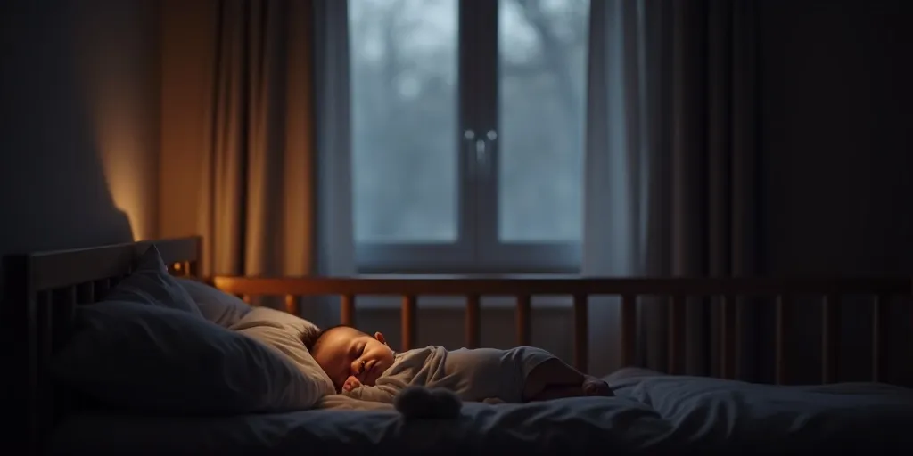 How can blackout curtains benefit newborns' sleep patterns?