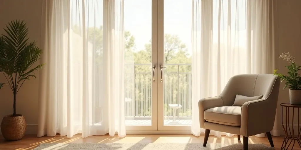 What are the benefits of installing blinds or shades behind sheer curtains?