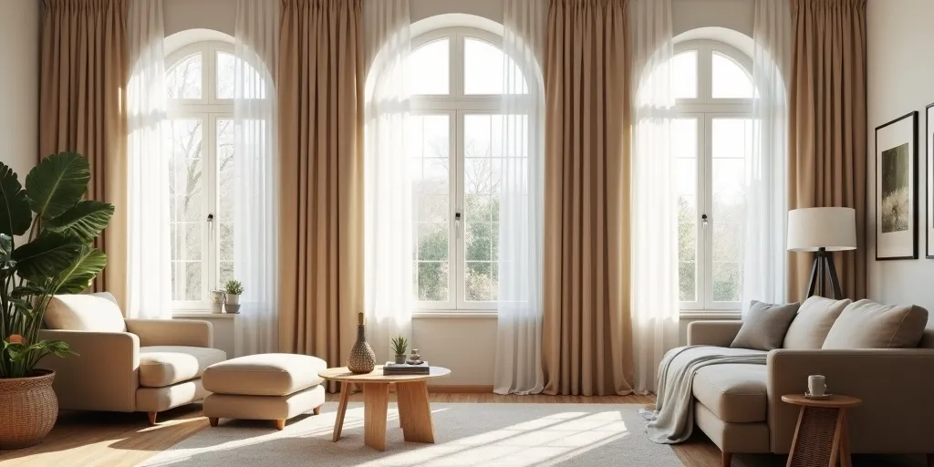 What factors to consider when selecting curtain length?