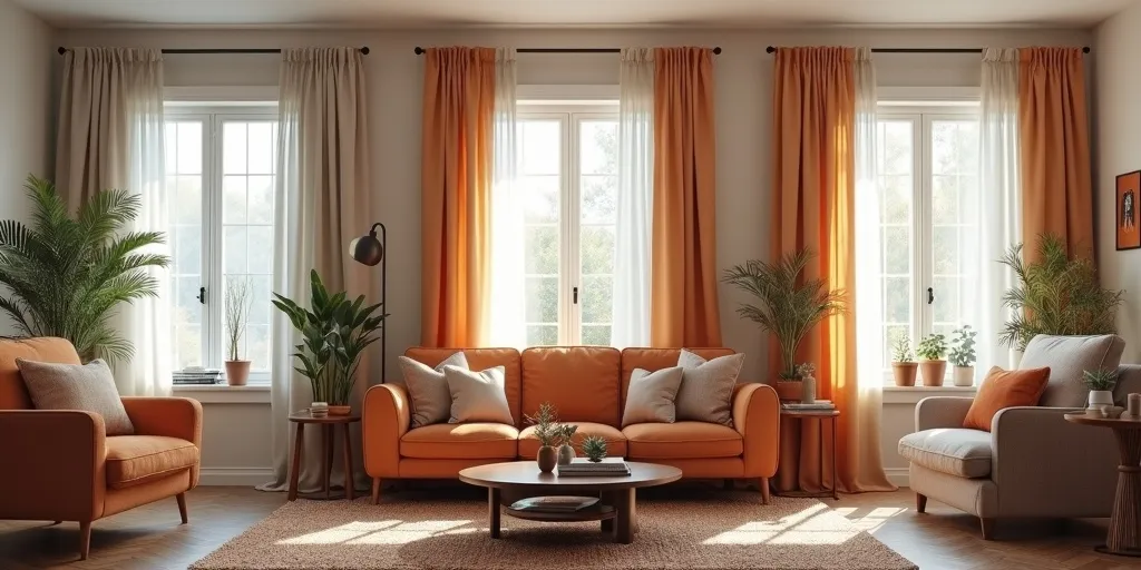 How do sheer curtains complement different decor styles?
