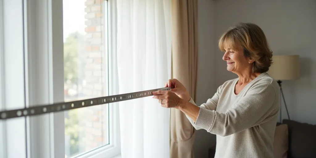 How do you measure for curtains with eyelet rings?