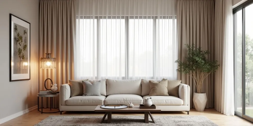 Why is it essential to match the fabric, color, and pattern of curtains with existing furniture and decor?