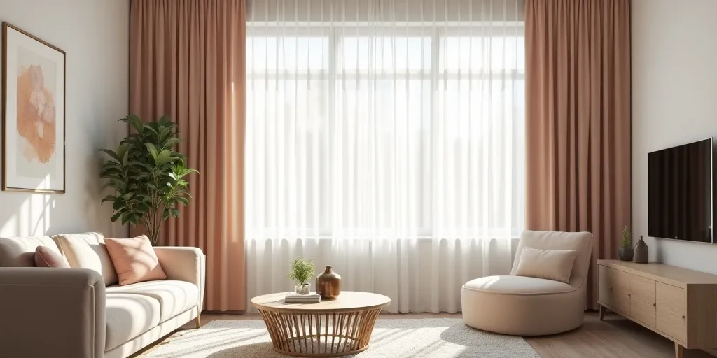 What colors should you consider when choosing curtains for your living room?